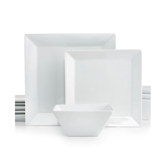 The Cellar 12 Pc. Square Dinnerware Set, Service for 4