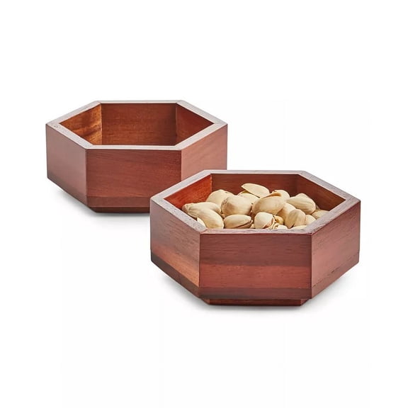 The Cellar Stackable Hexagon Bowls, Set of 2
