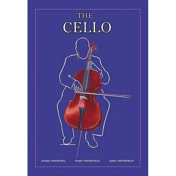 The Cello- Fine Art Canvas Print (20" x 30")