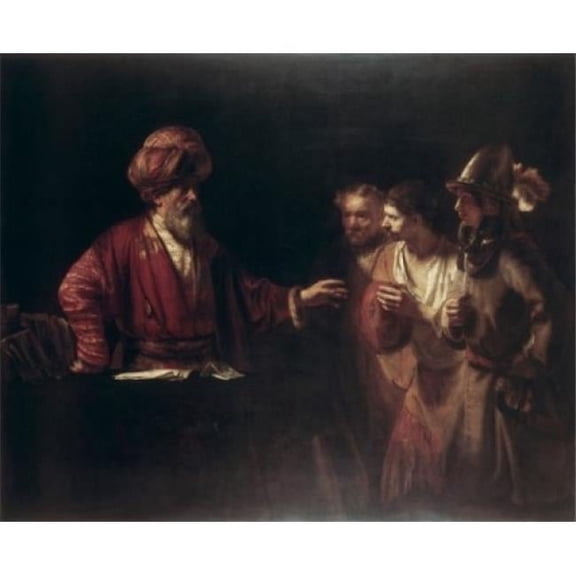 The Centurion Cornelius Rembrandt Harmensz Van Rijn 1606-1669 Dutch Oil On