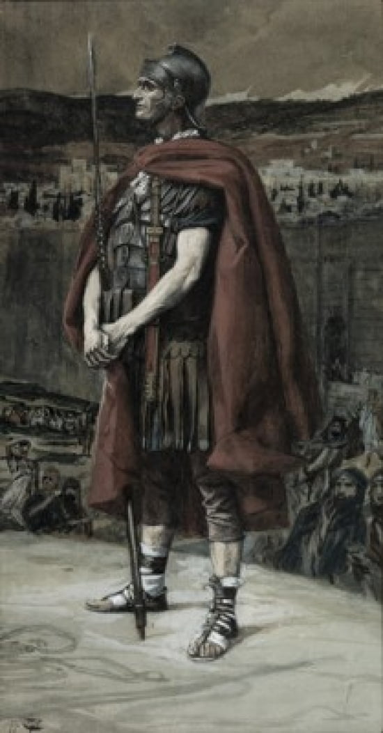 The Centurion James Tissot (1836-1902 French) Canvas Art - James Tissot (24 x 36)