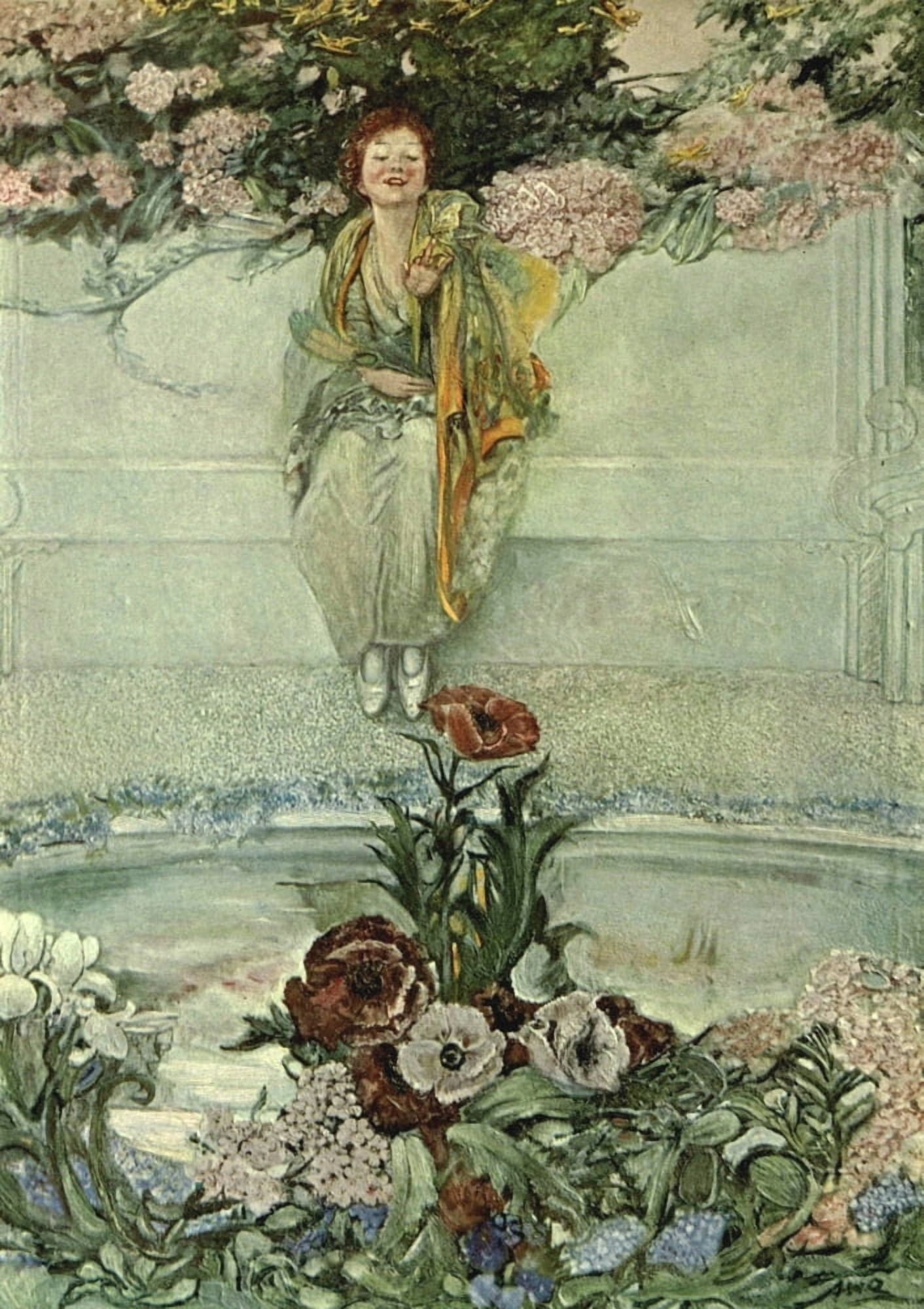 The Century Magazine 90 1915 A butterfly Canvas Art - Anna Whelan Betts (18 x 24)