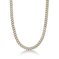 thumbnail image 1 of The Chain Smoker - Stainless Steel 11mm Curb Chain Gold IP - 30 Inches, 1 of 4
