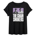 thumbnail image 1 of The Chainsmokers - Band Members - Women's Oversized Graphic T-Shirt, 1 of 5