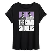The Chainsmokers - Band Members - Womens Oversized Graphic T-Shirt