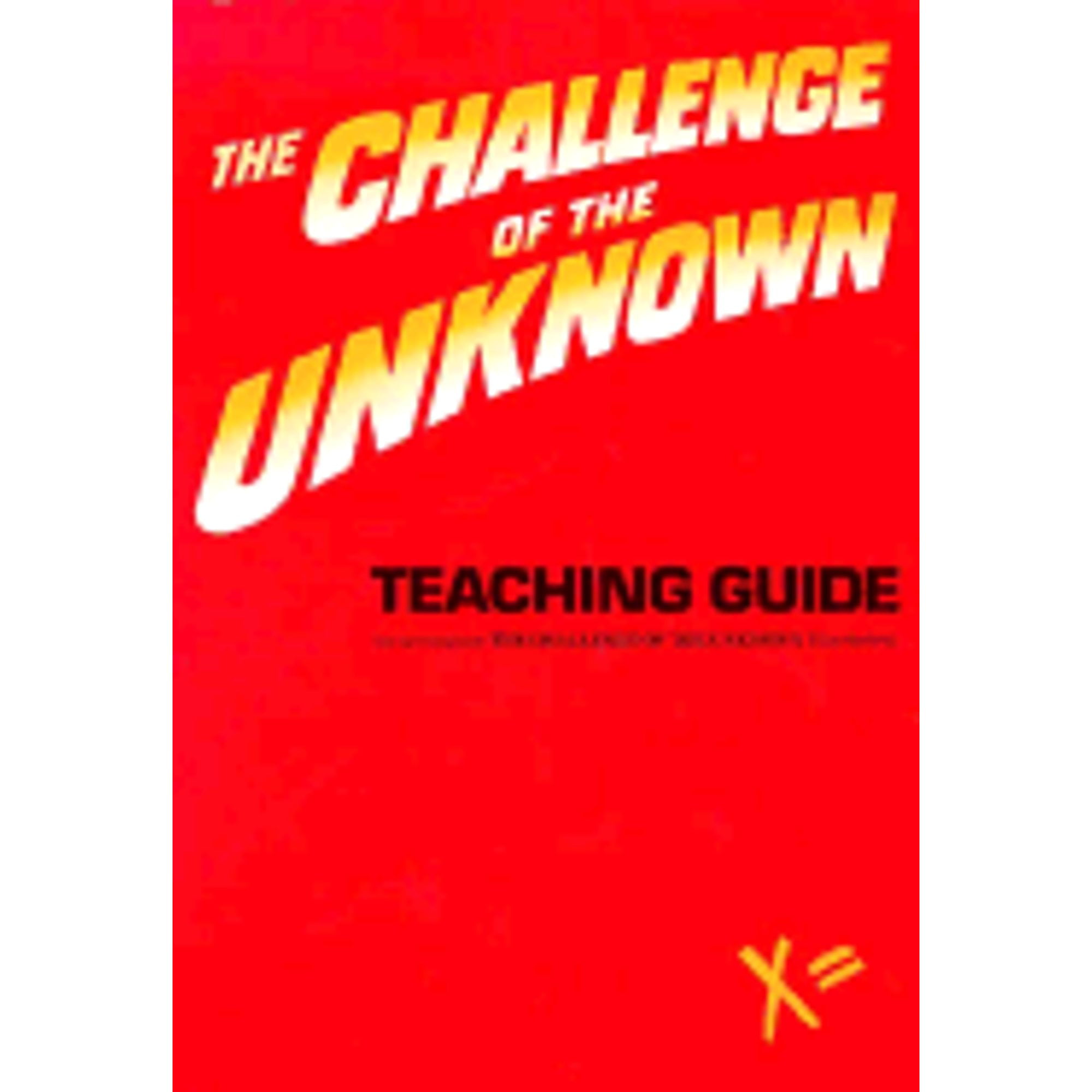 Pre-Owned The Challenge of the Unknown Teaching Guide (Paperback 9780393955361) by J C Crimmins, Harold R Jacobs