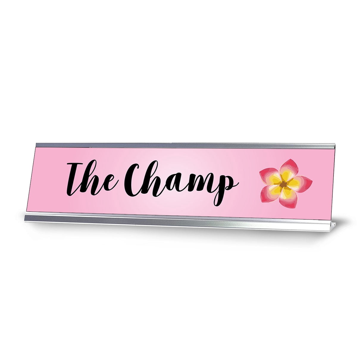 The Champ, Floral Designer Desk Sign 2 x 8 - Walmart.com