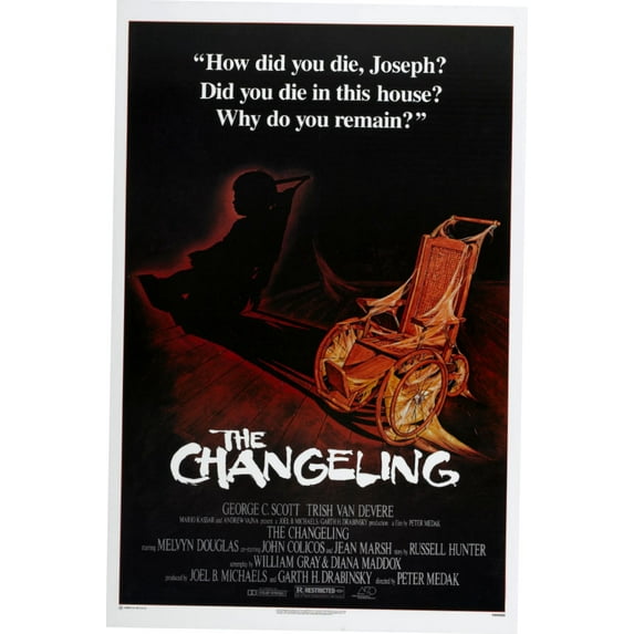 The Changeling Movie Poster Print on Metal Sign 8In x 12In Size: 8x12 Square Adults Posters