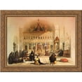 thumbnail image 1 of The Chapel of Saint Saba 24x18 Gold Ornate Wood Framed Canvas Art by David Roberts, 1 of 2