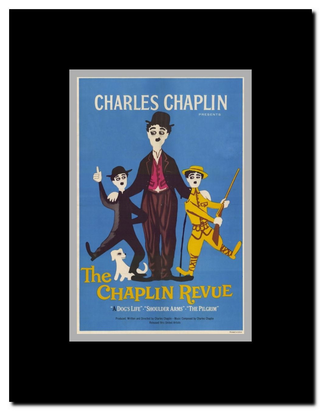 The Chaplin Revue Framed Movie Poster