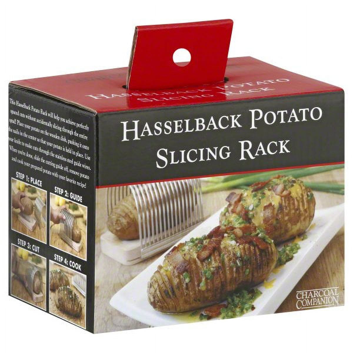  Scanwood Beechwood Swedish Hasselback Potato Cutting Board: Hasselback  Potato Slicer: Home & Kitchen