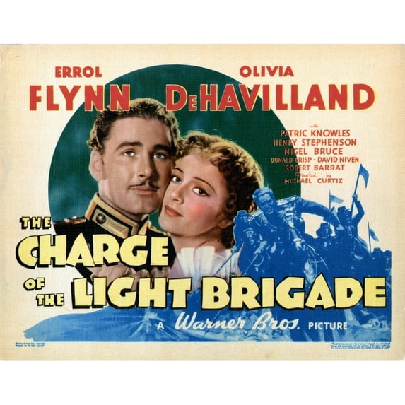 The Charge Of The Light Brigade From Left Errol Flynn Olivia De Havilland 1936 Movie Poster Masterprint