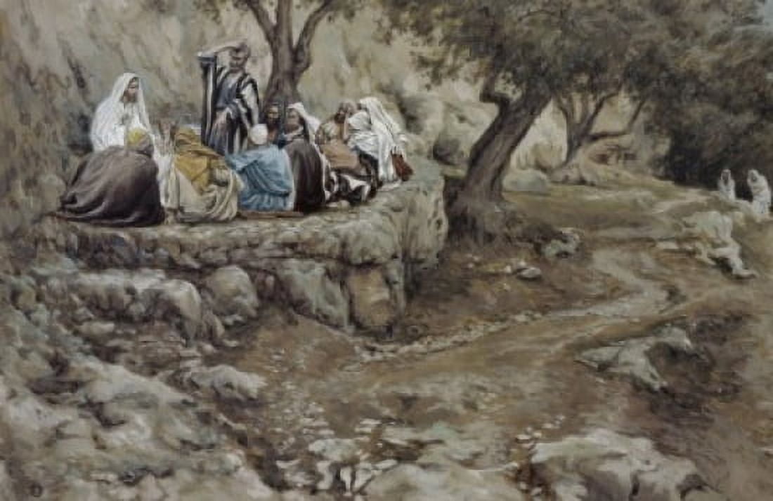 The Charge to Peter James Tissot (1836-1902 French) Canvas Art - James Tissot (18 x 24)