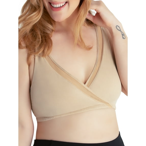 The Charlene - Seamless Comfort Crossover with Mesh