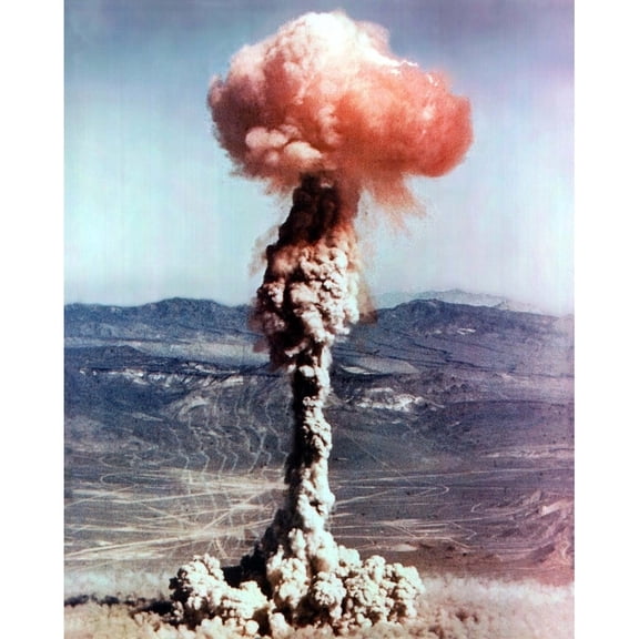 The Charlie Shot Was A 14 Kiloton Nuclear Bomb Dropped From A B-50 Bomber At Yucca Flat. The Test Was Part Of The