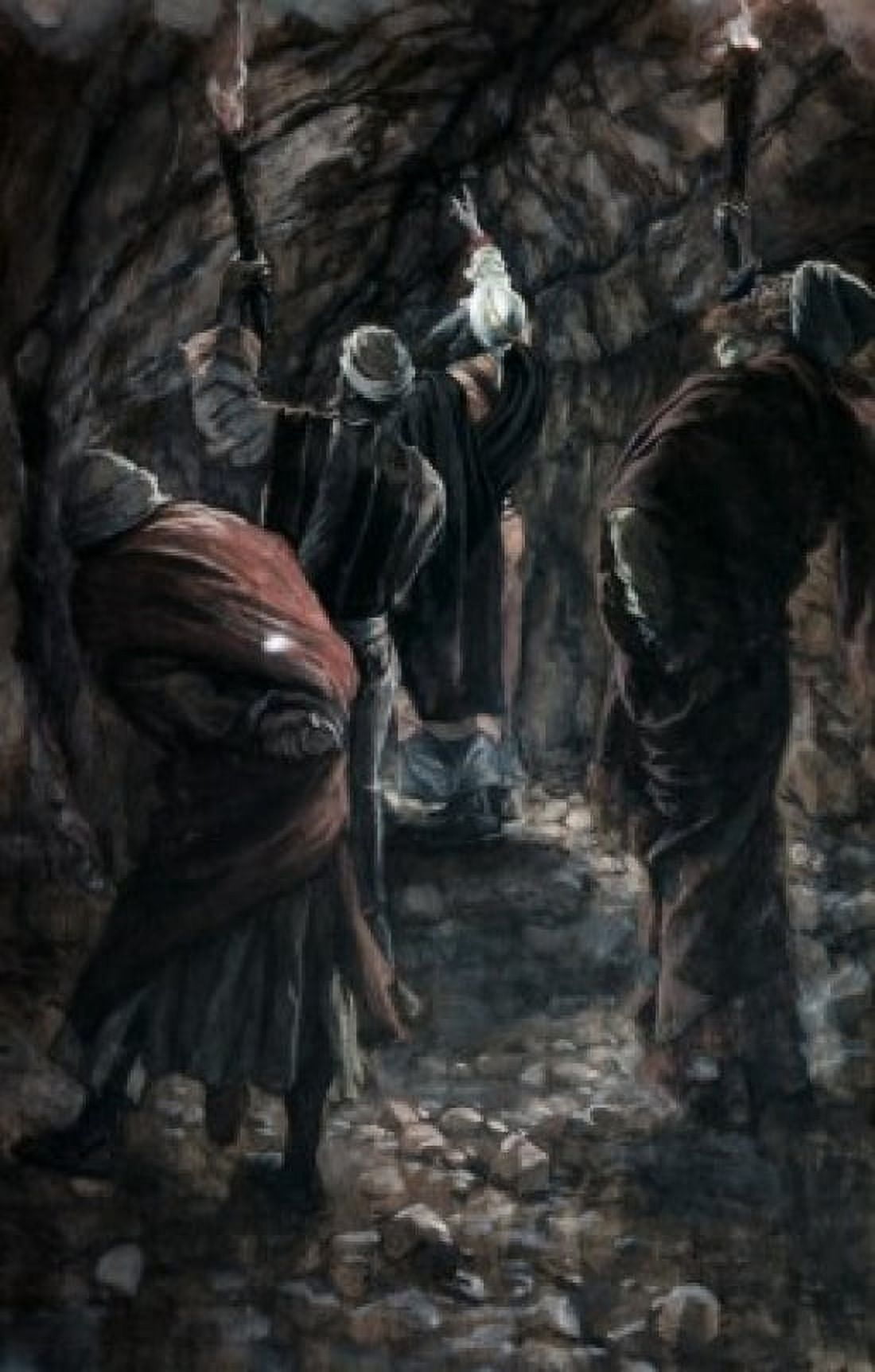 The Chasm in the Rock of Calvary James Tissot (1836-1902 French) Canvas Art - James Tissot (18 x 24)