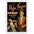 thumbnail image 1 of The Cheat - Starring Pola Negri and Jack Holt - Vintage Film Movie Poster c.1923 - Master Art Print (Unframed) 12in x 18in, 1 of 4
