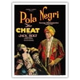 thumbnail image 1 of The Cheat - Starring Pola Negri and Jack Holt - Vintage Film Movie Poster c.1923 - Master Art Print (Unframed) 9in x 12in, 1 of 4