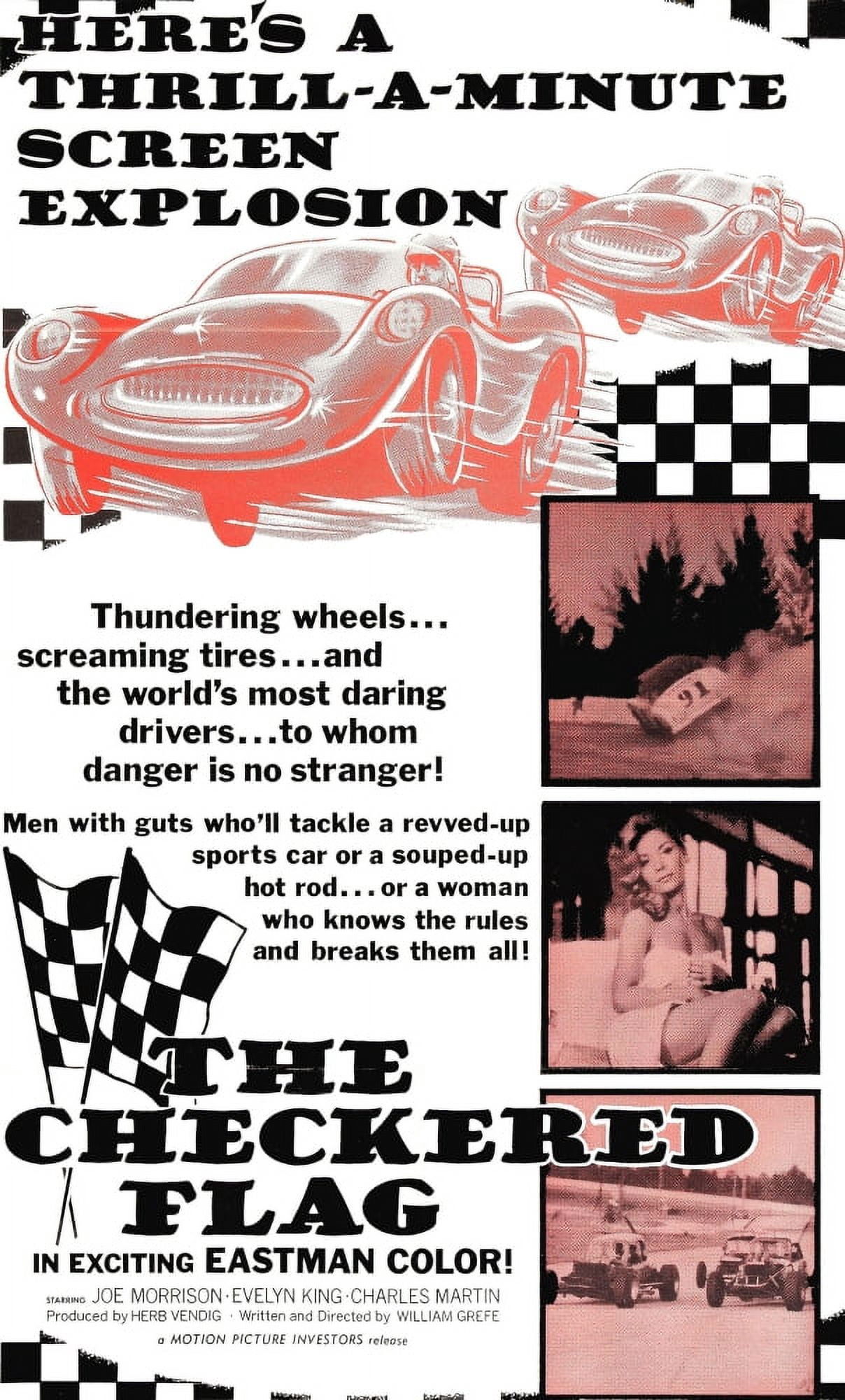 The Checkered Flag Canvas Art - (11 x 17)