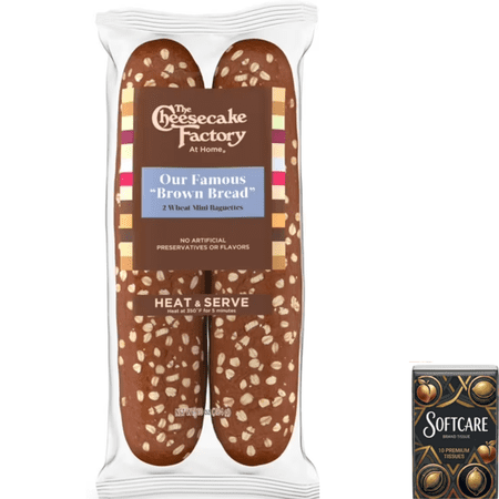 The Cheesecake Factory At Home Famous "Brown Bread" Wheat Mini Baguette 10 oz