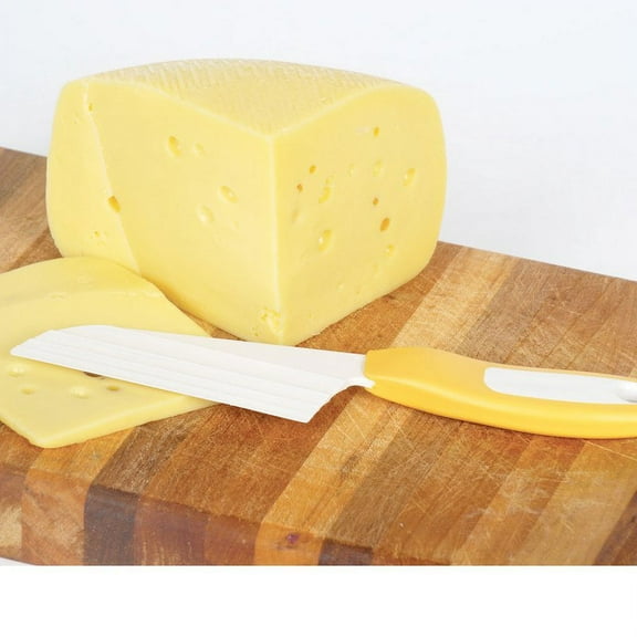 The Cheeseknife Soft Cheese Knife, Resin Blade with Comfort Grip, 8" Long