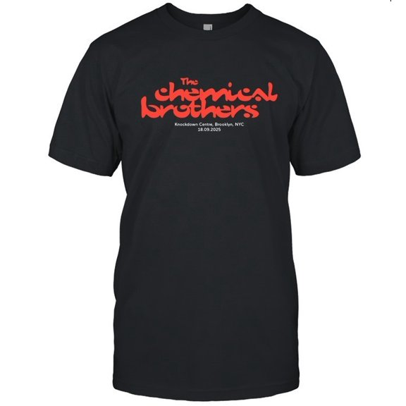 The Chemical Brothers Shirt Sept 18 2025 Brooklyn NYC Concert Tour Tee