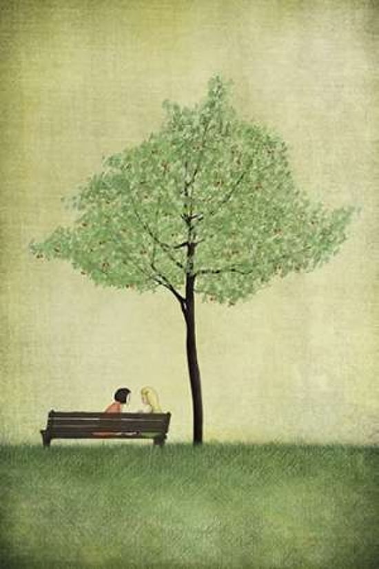 The Cherry Tree - Summer Canvas Art - Majali (12 x 18)