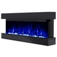 thumbnail image 1 of The Chesmont by Touchstone - Wall Mount 3-Sided Smart Electric Fireplace  - 50" Wide w/Black Mantel, 1 of 10