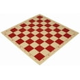 thumbnail image 1 of The Chess Store Club Vinyl Rollup Chess Board Red & Buff - 2.25" Squares, 1 of 1