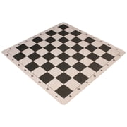The Chess Store Floppy Chess Board Black & Ivory Squares with Alpha-Numeric Notation - 2.25 Squares