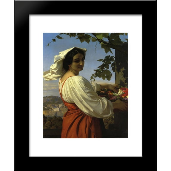 The Chiarrucia 20x24 Framed Art Print by Alexandre Cabanel