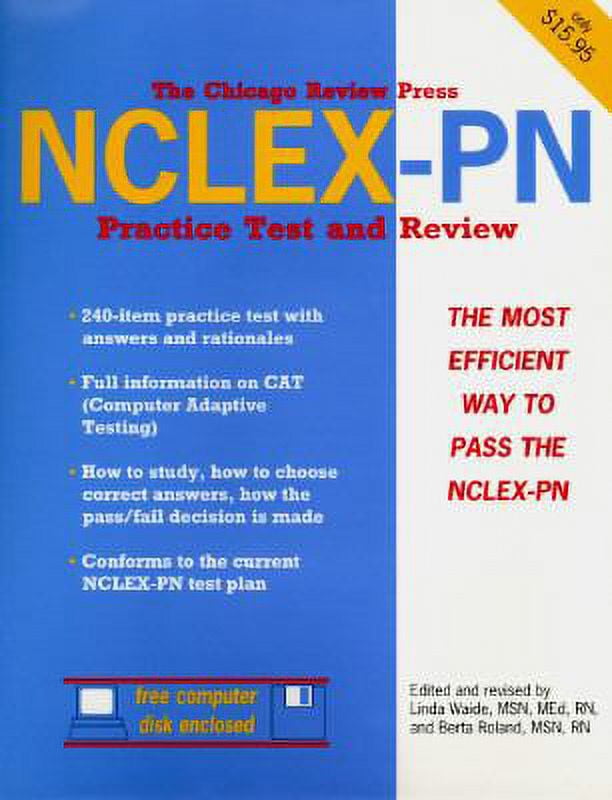 Pre-Owned The Chicago Review Press NCLEX-PN Practice Test and (Paperback) 1556522568 9781556522567