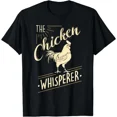 thumbnail image 1 of The Chicken Whisperer Funny Farm Poultry Hen Lover Gift Unisex T-Shirt, up to Size 5XL, 1 of 2