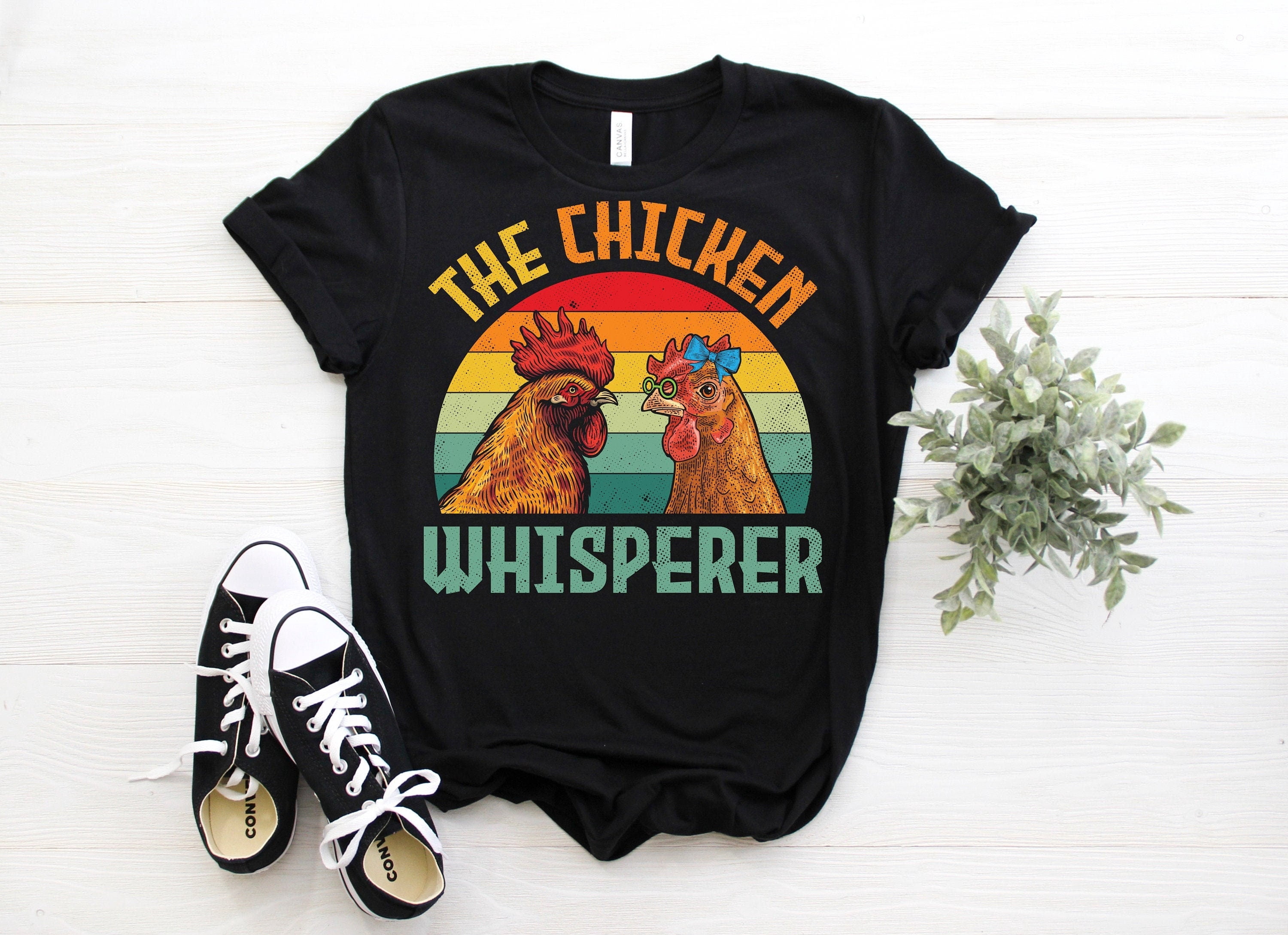 The Chicken Whisperer Vintage T-Shirt, Chickens Lover Gift, Funny ...