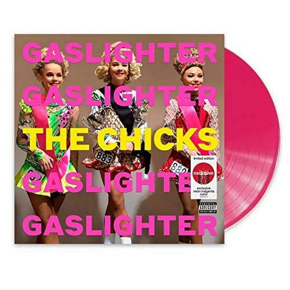 The Chicks, Gaslighter, Pink Vinyl Record, Neon Magenta