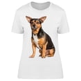 thumbnail image 1 of The Chihuahua Is Sitting T-Shirt Women -Image by Shutterstock, Female Medium, 1 of 2