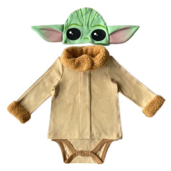 The Child Costume Bodysuit for Baby Star Wars The Mandalorian 12-18 Months