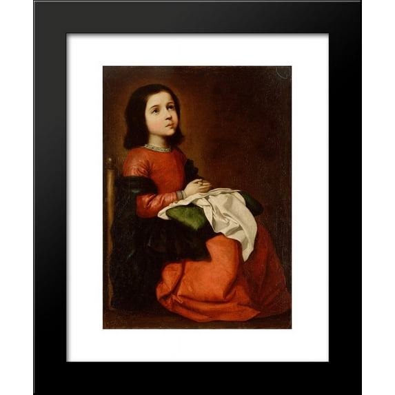 The Childhood of the Virgin 20x24 Framed Art Print by Francisco de Zurbaran