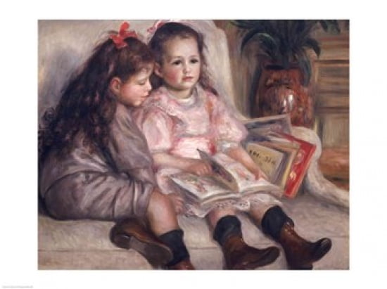 The Children of Martial Caillebotte 1895 Canvas Art - Pierre-Auguste Renoir (24 x 18)