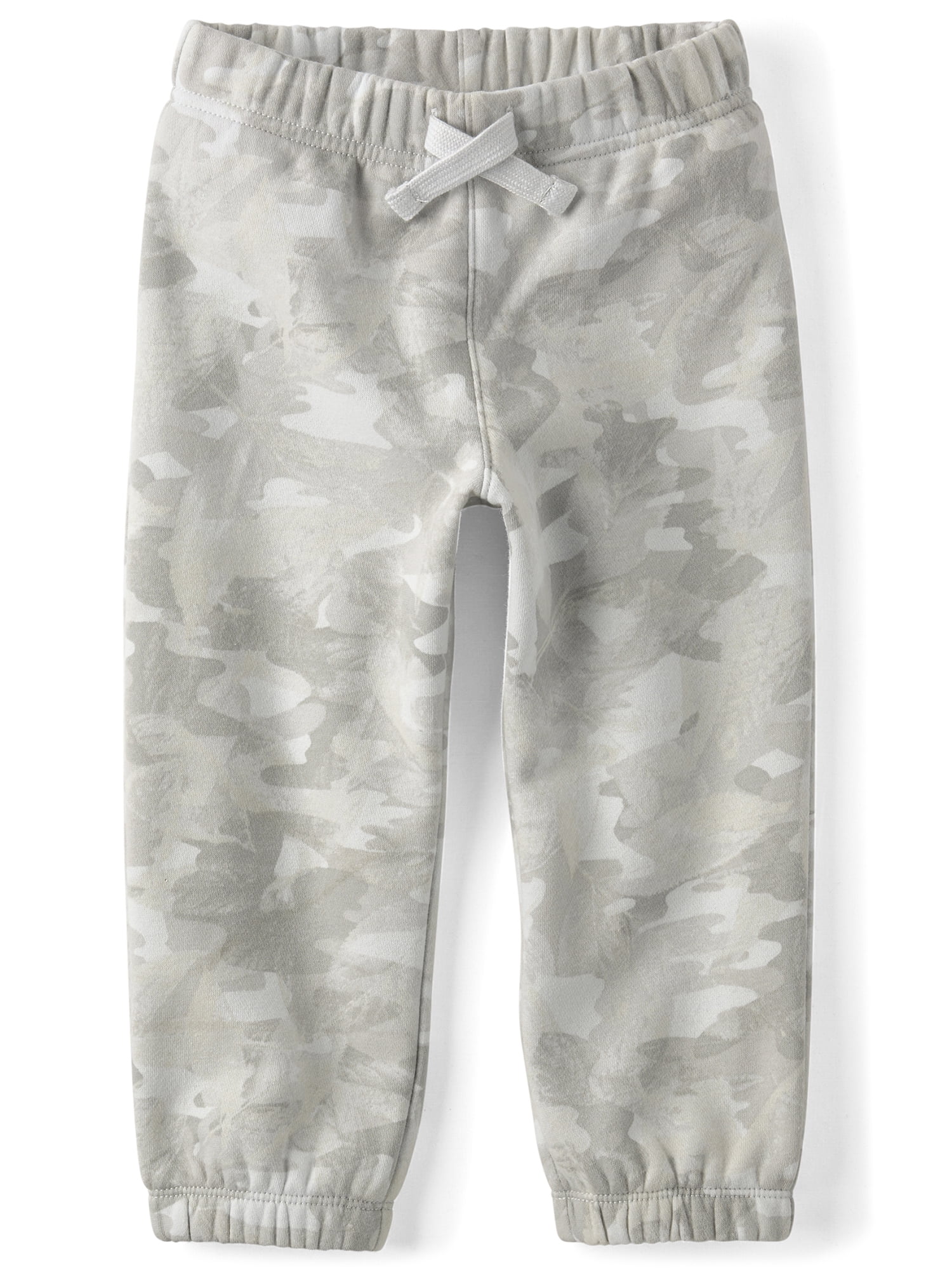 The Children's Place Baby And Toddler Boys Active Camo Premium Fleece Jogger Pants, Sizes 6M-5T