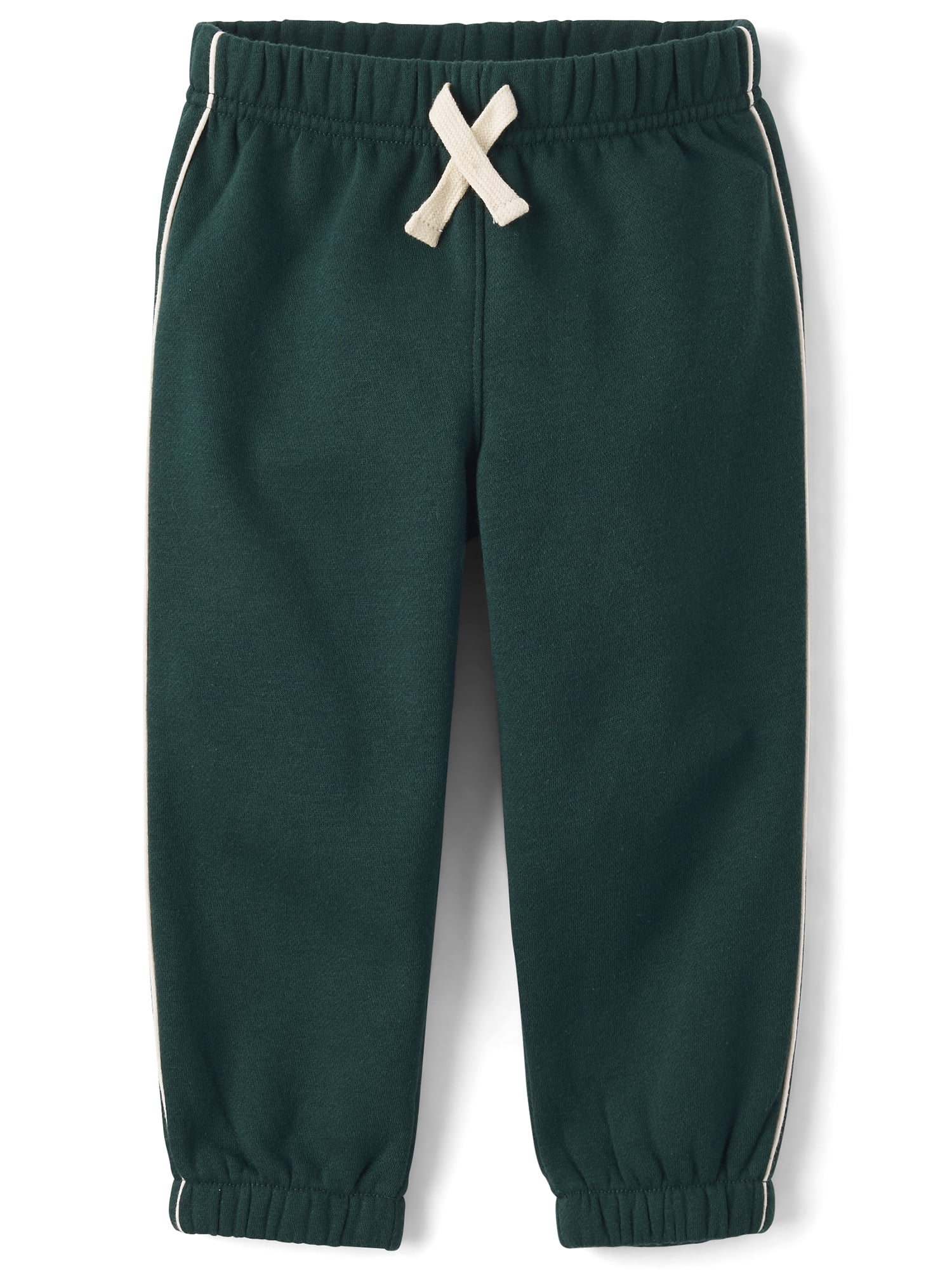 The Children's Place Baby And Toddler Boys Active Side Stripe Premium Fleece Jogger Pants, Sizes 6M-5T