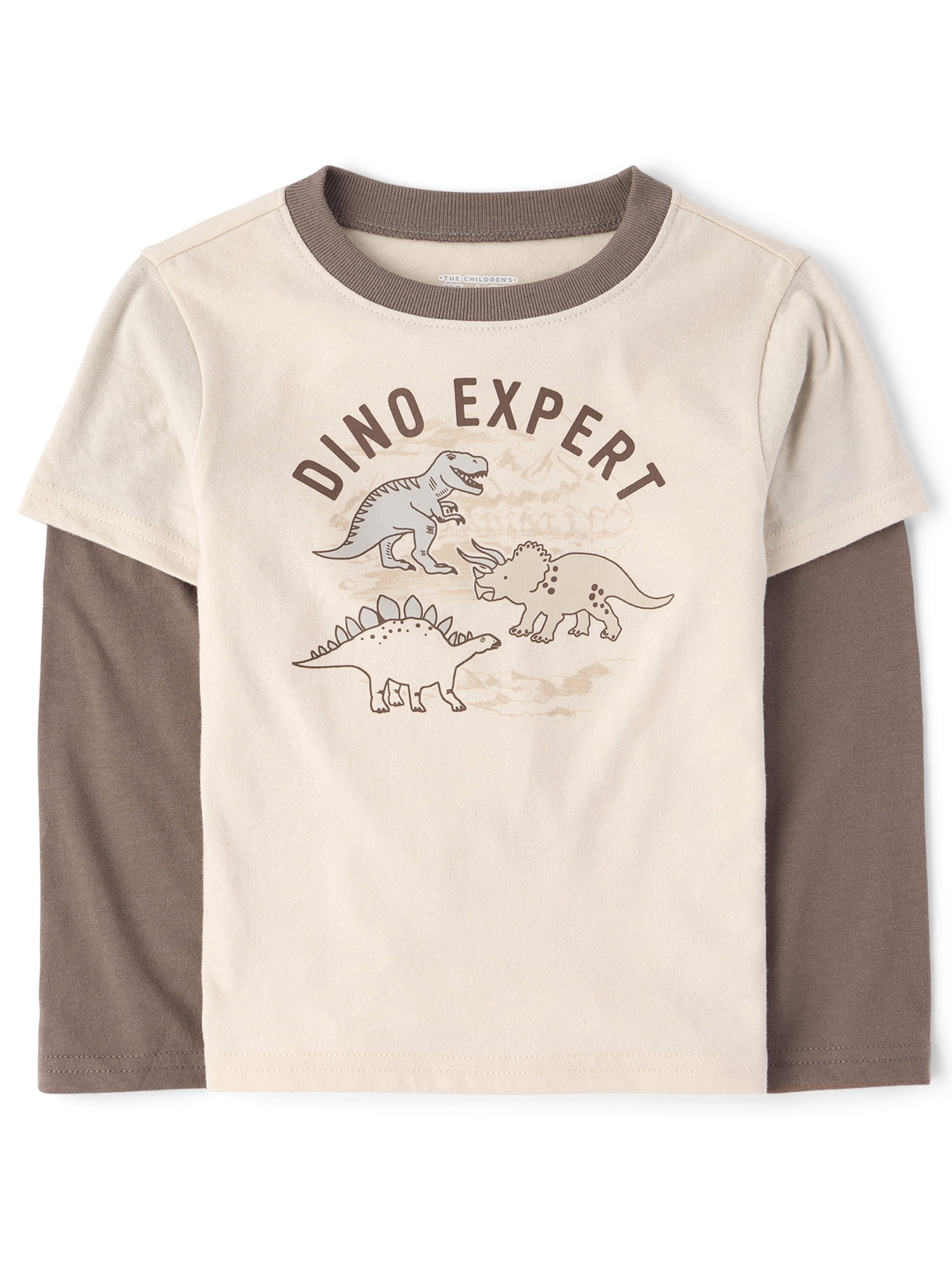 The Children's Place Baby And Toddler Boys Long Sleeve Graphic Hooded Top, Sizes 6M-5T