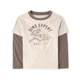 thumbnail image 1 of The Children's Place Baby And Toddler Boys Long Sleeve Graphic Hooded Top, Sizes 6M-5T, 1 of 4