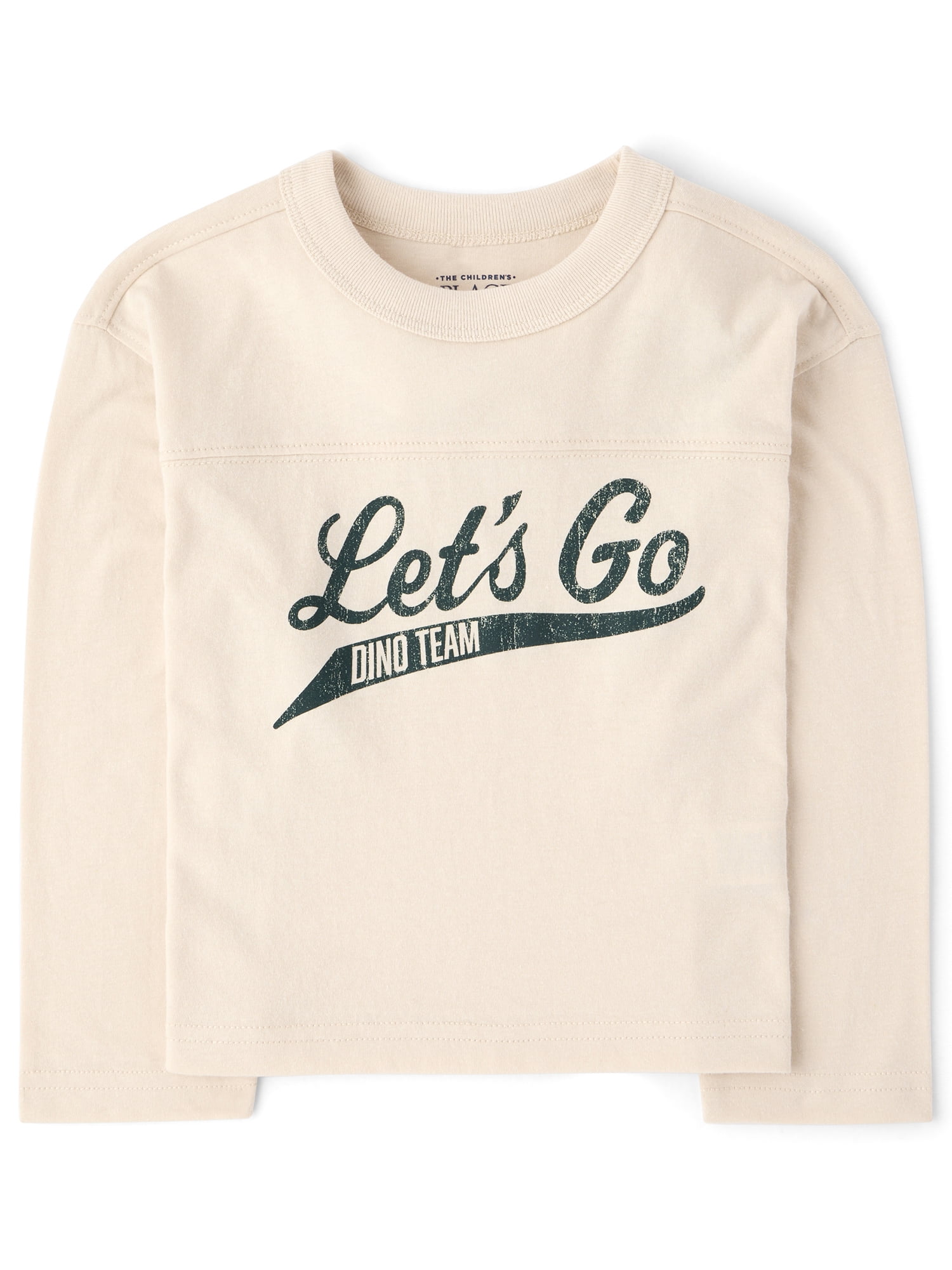 The Children's Place Baby And Toddler Boys Long Sleeve Varsity Graphic Tee, Sizes 6M-5T