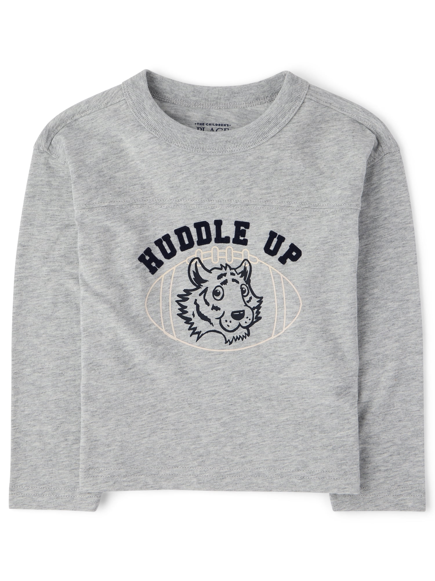 The Children's Place Baby And Toddler Boys Long Sleeve Varsity Graphic Tee, Sizes 6M-5T