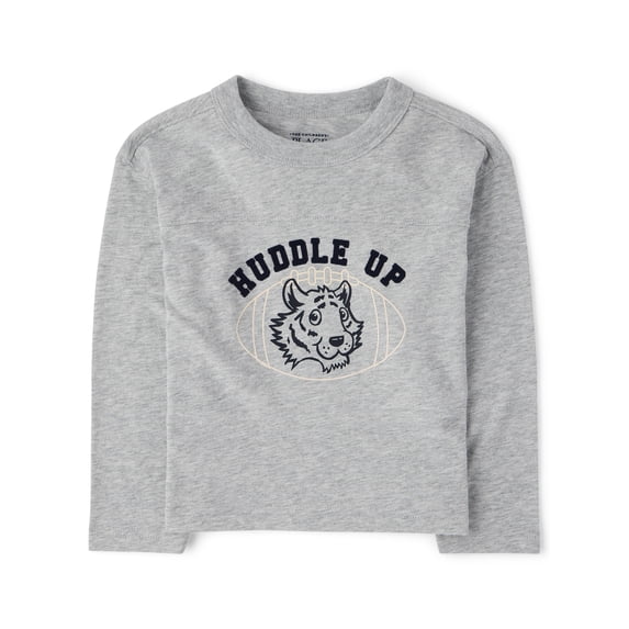The Children's Place Baby And Toddler Boys Long Sleeve Varsity Graphic Tee, Sizes 6M-5T