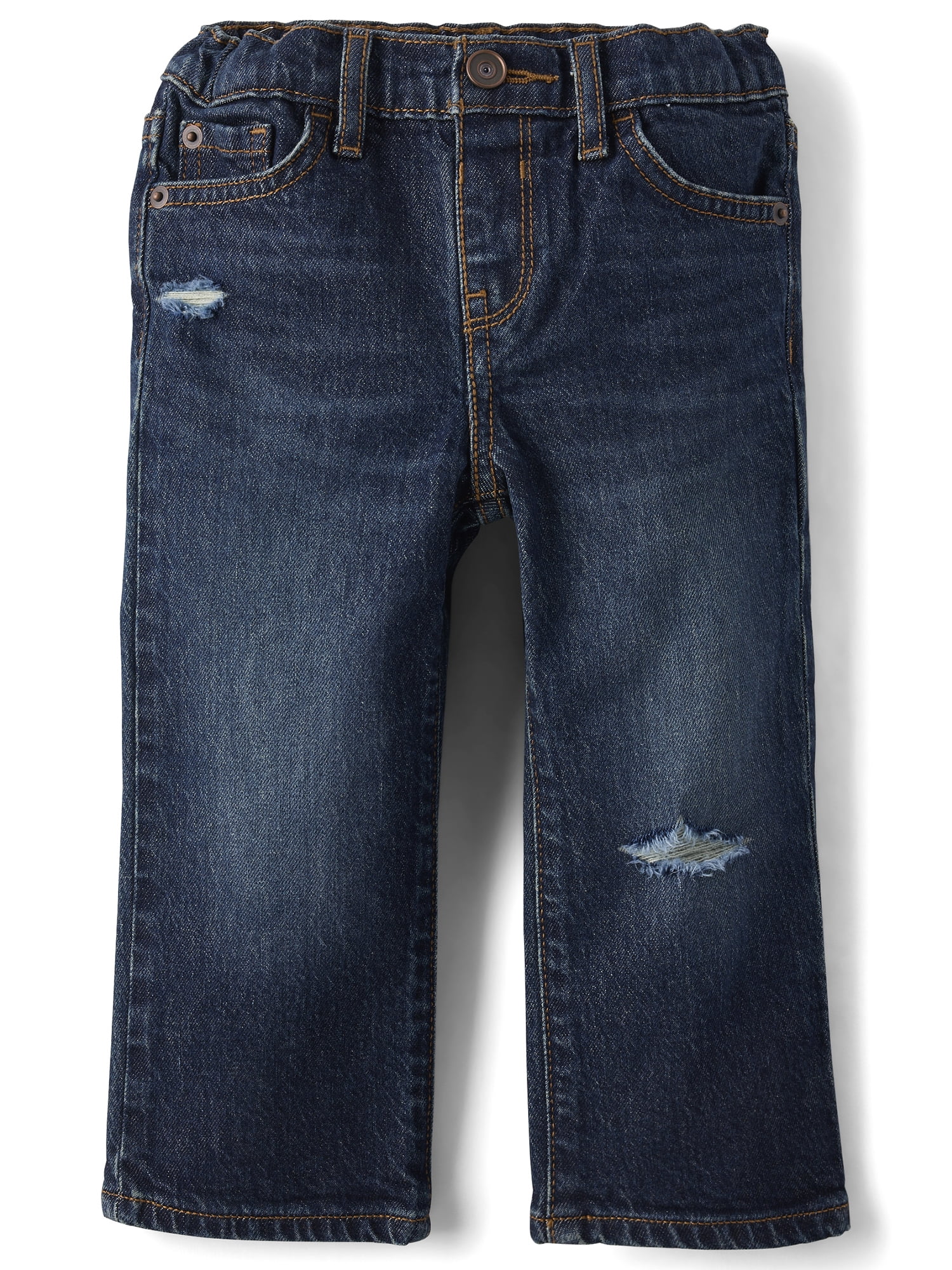 The Children's Place Baby And Toddler Boys Ripped Straight Jeans, Sizes ...