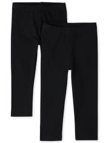 The Children's Place Toddler Girls Pull-On Leggings, 2-Pack, Sizes 12M-5T