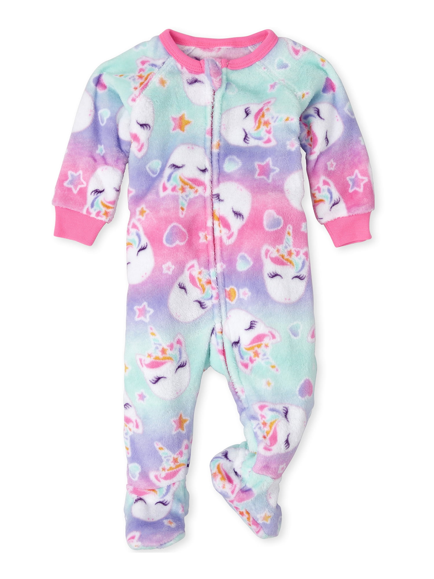 Fleece one hotsell piece pajamas baby
