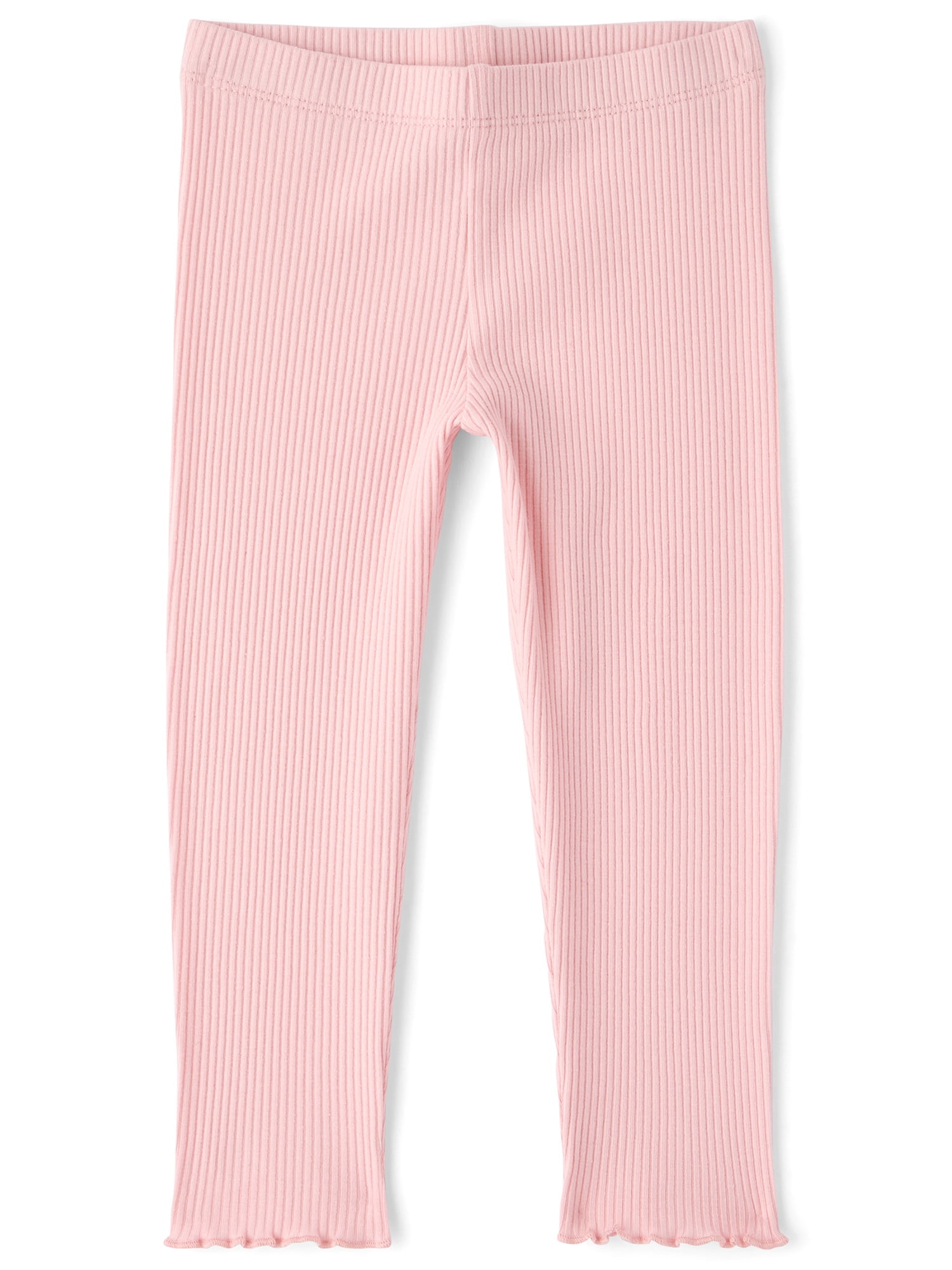The Children's Place Baby And Toddler Girls Ribbed Lettuce Leggings, Sizes 6M-5T